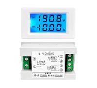DC Voltmeter Ammeter Positive And Negative Detection Meter LCD Digital Display D85-3050 Supply AC220V 1Pcs(0-19.99V 19.99A)