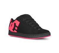 DC Women's Court Graffik Skate Shoes - Black/Hot Pink