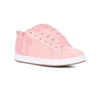 DC Women's Court Graffik Skate Shoes - Pink/White