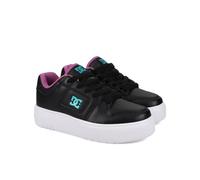 DC Women's Manteca 4 Platform Skate Shoe, Bk/Pur/Teal, 9 UK