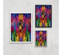 DC Wonder Woman 84 Giclée Art Print - A2 - Black Frame