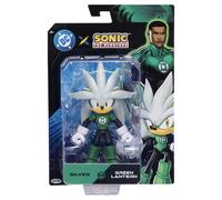 DC x Sonic Silver Green Lantern 2.5” Figure Sonic The Hedgehog Jakks Pacific NEW