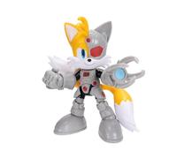 DC x Sonic Tails as Cyborg 5" / 13cm Action Figure, Officially Licensed by Jakks Pacific, Highly Articulated and Detailed Design, Collector's Packaging