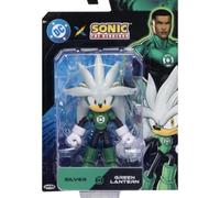 DC x Sonic Silver as Green Lantern 5" Action Figure | Officially Licensed by Jakks Pacific, Highly Articulated and Detailed Design, Collector's Packaging