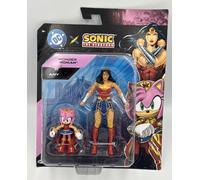 DC x Sonic The Hedgehog - Wonder Woman & Amy - Action Figures Wave 2 JAKKS NEW