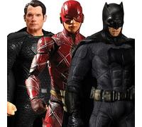 Mezco Toys Justice League Deluxe Steel Figures 1/12 Box Set 15 17 Cm