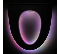 DC02E iCleaningo Electronic Bidet Toilet Seat Elongated, Instant Endless Warm Water, Auto Open & Close Lid Seat, Heated Toilet Seat, 25,000 RPM Dryer, 42-Mode LED Lighting Luxury, Remote