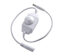DC12/24V Max 2A 24-24W, Mini Manual rotation LED Dimmer, ABS Shell, For Single Color LED Lighting white