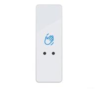 DC12/24V Touchless Infrared Sensor Switch, Contactless Touchless Infrared Switch With LED Indicator For Door Release Mechanisms(White 115 * 40mm)