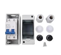 DC12 500V 25A solar circuit breaker box, IP65 waterproof, for solar panel installations