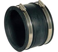 DC125 Drain Coupling with OD of 110mm to 125mm on Both Sides Flexible Rubber Boot Reducer Coupling Adapter Pipe Connector Joiner