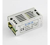 LEDSone DC 12V Power Supply Universal Regulated Switching AC to DC Converter AC100V/240V Transformer Driver Adapter for LED Strip Light, CCTV Camera Security, Computer Project (15 Watts)