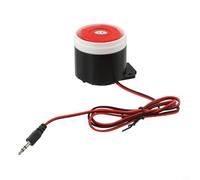 DC12V 120dB Wired Indoor Alarm with Strobe Light - Wall-Mounted Electronic Security for Offices, Warehouses & Commercial