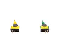 DC12V 20A Indicator Panel Mounting ON-OFF Car Toggle Switch ASW-14D Car Refit Switch(Yellow)