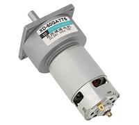 DC12V / 24V 35W Mini DC Gear Motor Metal Speed Adjustable Large Motor CW/CCW (24V 150RPM)