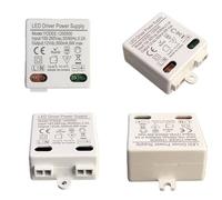 DC12V 24V 3W 6W 10W 12W LED Power Supply Driver Lighting for LED Strip Lights Power Supply Adapter(3W-12V-250MA,Power Cable)