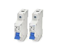 DC12V 24V 48V 36V DC MCB Battery Car Protector Circuit Breaker DZ47 DC and Negative Pole Rotection Switch Isolator IDGTTLDF(2P,20A)