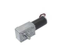 DC12V 24V Powerful Torque Gearmotor Turbo Worm Geared electronic starter Dual Shaft High Power Reversed Worm Gear electronic starter EKFBQBGW(7 RPM,24V)