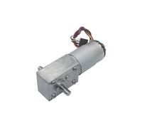 DC12V 24V Silent Geared electronic starter With Encoder Double D-Shaft Reversed Low Speed 70kg.cm Worm Gear electronic starter for SmartHome Engine CZAOINCU(260 RPM,24V)