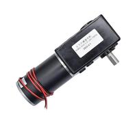 DC12V 24V Strong Torque Gearmotor Metal Turbo Worm Gearbox Engine Reversed Low Speed 250kg.cm Self-Lock Worm DC Gear electronic starter EKFBQBGW(12V 11 RPM)