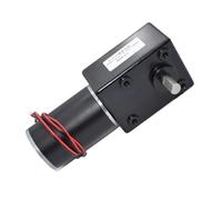 DC12V 24V Strong Torque Gearmotor Metal Turbo Worm Gearbox Engine Reversed Low Speed 250kg.cm Self-Lock Worm DC Gear electronic starter IINKUEYK(12V 35 RPM)