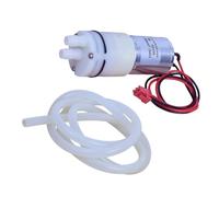 DC12V 370 Water Pump Set with Silicone Pipe Own Priming Suction Pump Texture for Pet Fountain Systems Lab Water