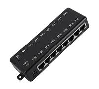 DC12V-48V 8 Interfaces Passive POE Adapter Power Over Ethernet POE Power Supply Module Injector