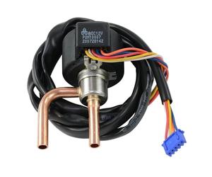 DC12V Air Conditioner Expansion Valve TS1.3-4.0C Refrigeration Expansion Valve Frequency Conversion Conversion, Air Conditioner Replacement Parts(TS1-3.2C straight)