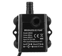DC12V Brushless Submersible Water Pump, 400L/H Ultra Quiet with Flow Control, IP68 Waterproof for Aquarium, Fountain, PC Cooling System