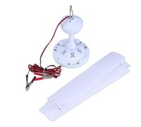 DC12V Ceiling Fan,35''/41'' Hanging Ceiling Fan 3Leaves Hanging Camping Tent Fan for Outdoor