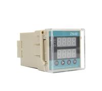 DC12V DC24V AC110V AC220V AC380V 48 * 48mm Digital Display Counter Double Delay Relay Intelligent Indicator Timers(AC110V)