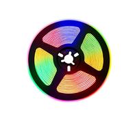 DC12V DC24V RGB COB LED Strip Light Colour Change Light Strip with 840LEDs Multicoloured Flexible Band Lights for TV, Room, Bedroom, Kitchen, Party DIY Decoration (12V 810 LED Strip)