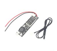 DC12V Digital Fan Controller 0.2-2A with Temperature Sensor, Efficient Cooling Regulation for Industrial Use(Large black dots)