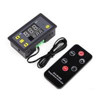 DC12V Digital Temperature Controller with Remote Control Sensor for Refrigerator and Industrial Panels, Reliable Temperature Management