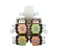DC12V DN20 G3/4" Magnetic N/C Solenoid Valve 1 in 4 Out Plastic Electromagnetic Valve Normally Water Inlet Valve