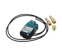 DC12V Electronic Boost Control Solenoid Valve 3 Port 5 4W Brass Fittings Pulse Width Modulation Precise Boost Management Up to 120 PSI Compact Size Black For Vehicle Turbocharger Aftermarket ECU
