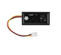 DC12V Fan Temperature Controller with 3P Connector Input and Various Probe Types for Precise Thermal Monitoring and Adjustable For PWM Fan Speed (B)