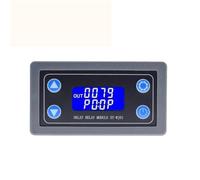 DC12V LED Digital Time Delay Relay Module Programmable Timer Control Switch Timing Trigger Cycle with Case for Indoor
