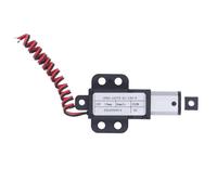 DC12V Linear Actuator 10mm Stroke 150N Thrust Electric Lifting Micro Actuator with End Limit Switch for Recliner TV Table Lift Platform Aluminum Tube ABS Plastic Connector