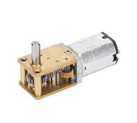 DC12V Metal Gear electronic starter Single shaft with Gearwheel N20 Speed Reduction CW/CCW electronic starter 16/27/53/68/136/381RPM ICXLPMC(136rpm)