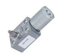 DC12V Motor, DC12V Worm Gear Motor Self Locking Reversible Speed Reduction Motors with 8mm Shaft JGY-370 Geared Reduction, Science Kits (10RPM)