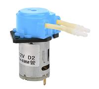 DC12V Peristaltic Pump, Blue Micro Liquid Water Pump, 2x4mm Tubing for Aquarium and Lab Use - Easy Tube Replacement, Screwless Design, Ideal for Biochemical and Pharmaceutical