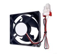 DC12V Refrigerator Cooling Fan, Silent Small Air Circulation Motor for Home Fridge Freezer, Quiet Operation, Compact PVC Design