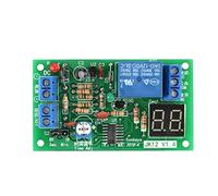 DC12V Time Delay Relay Module with LED Display and Trigger OFF Control - Multifunction Relay Switch Module