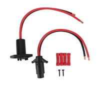 DC12V Trolling Motor Plug and Receptacle 2 Wire Flush Mount Plug and Play for Marine Boats Kayaks