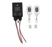DC12V Wireless For Relay Switch - 30A High Power Waterproof Remote Control with IP65 Rating - SAE Play Design - 328ft Long Range for Water Pump - Motor - Garage Door - Solar(B)