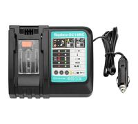 DC18RC Car Battery Charger for Makita 18V Battery, 12V/24V Vehicle Charger