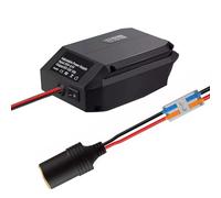 DC18V-20V Step Down Converter Adapter 14 AWG Wires Max 10A Car Apppliance Power Supply Suitable for Einhell 18V Battery