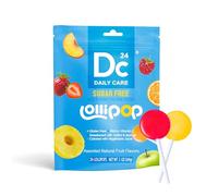 DC24 DAILY CARE Lollipops, Rich in Vitamin C Pops, Fruit Variety, 24 Ct