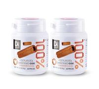 DC24 DAILY CARE Sugar Free Gum, Aspartame Free, Xylitol Chewing Gum Natural Cinnamon, Gluten Free, Vegan, 60 Pieces, Pack of 2